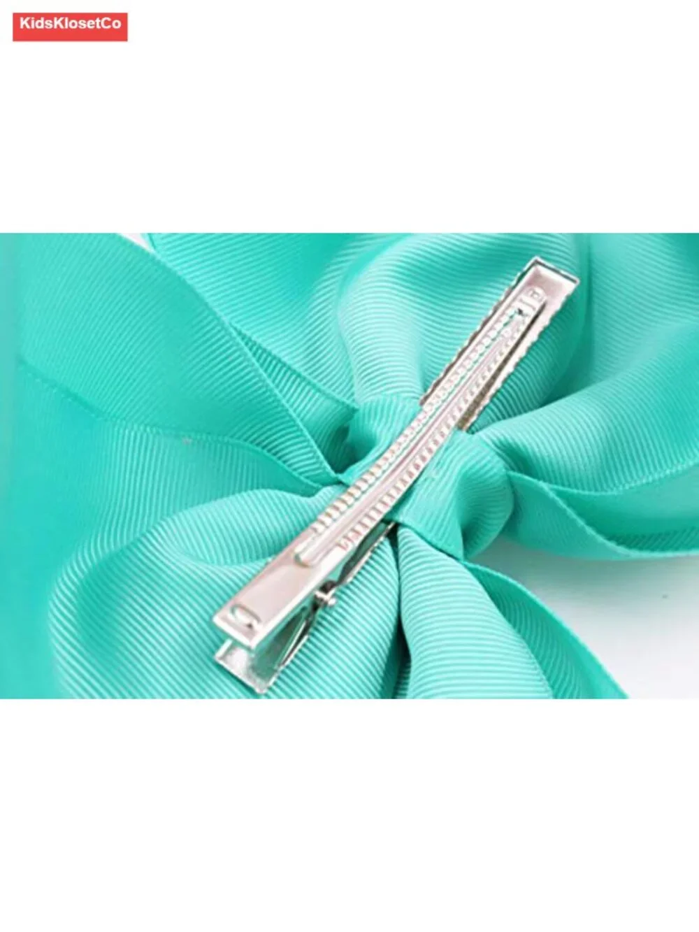 20 Pcs 8 inch Grosgrain Ribbon Hair Bows Clips Alligator Clips for Girls
